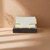 Walnut Wood Brass Card Case With Elegant Finish For Business Professionals And Gift Giving
