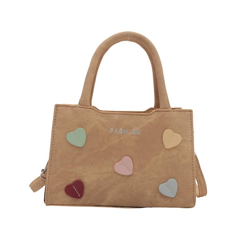 Pattern Heart Shaped Single Shoulder Crossbody Bag Handbag Women Fashion Gift