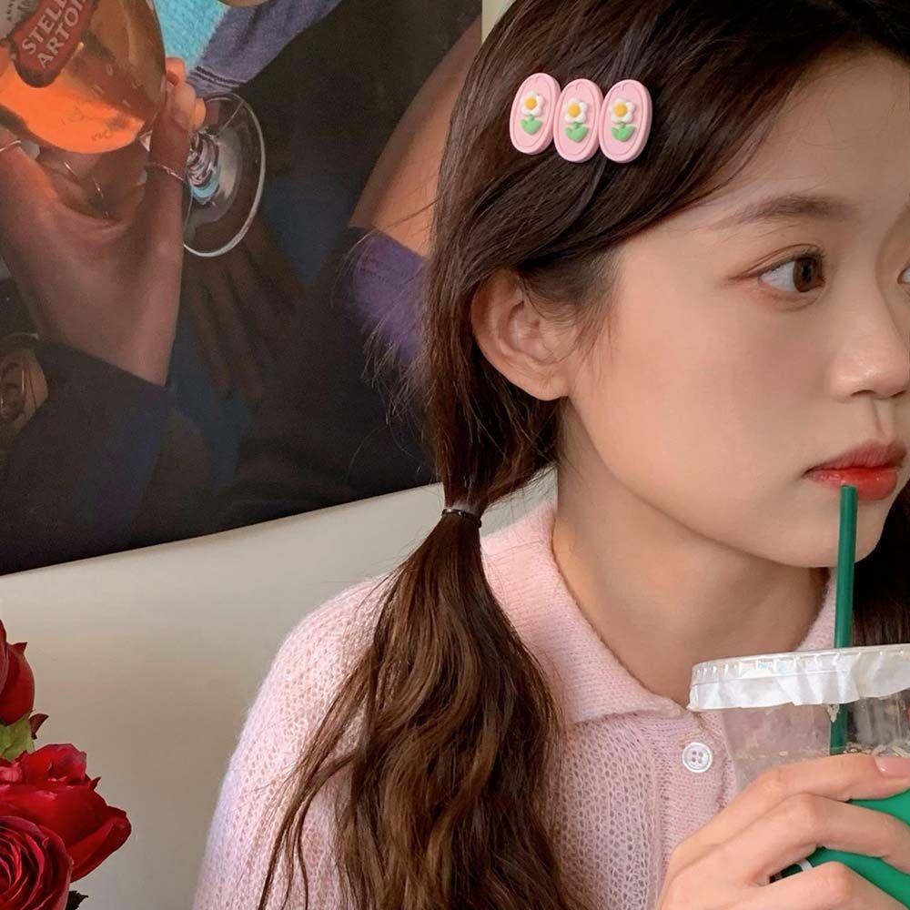 

Hair Rope BB Clip Tulip Hair Ring Female Hair Accessories Tulip Hair Clip Korean Style Hair Rope