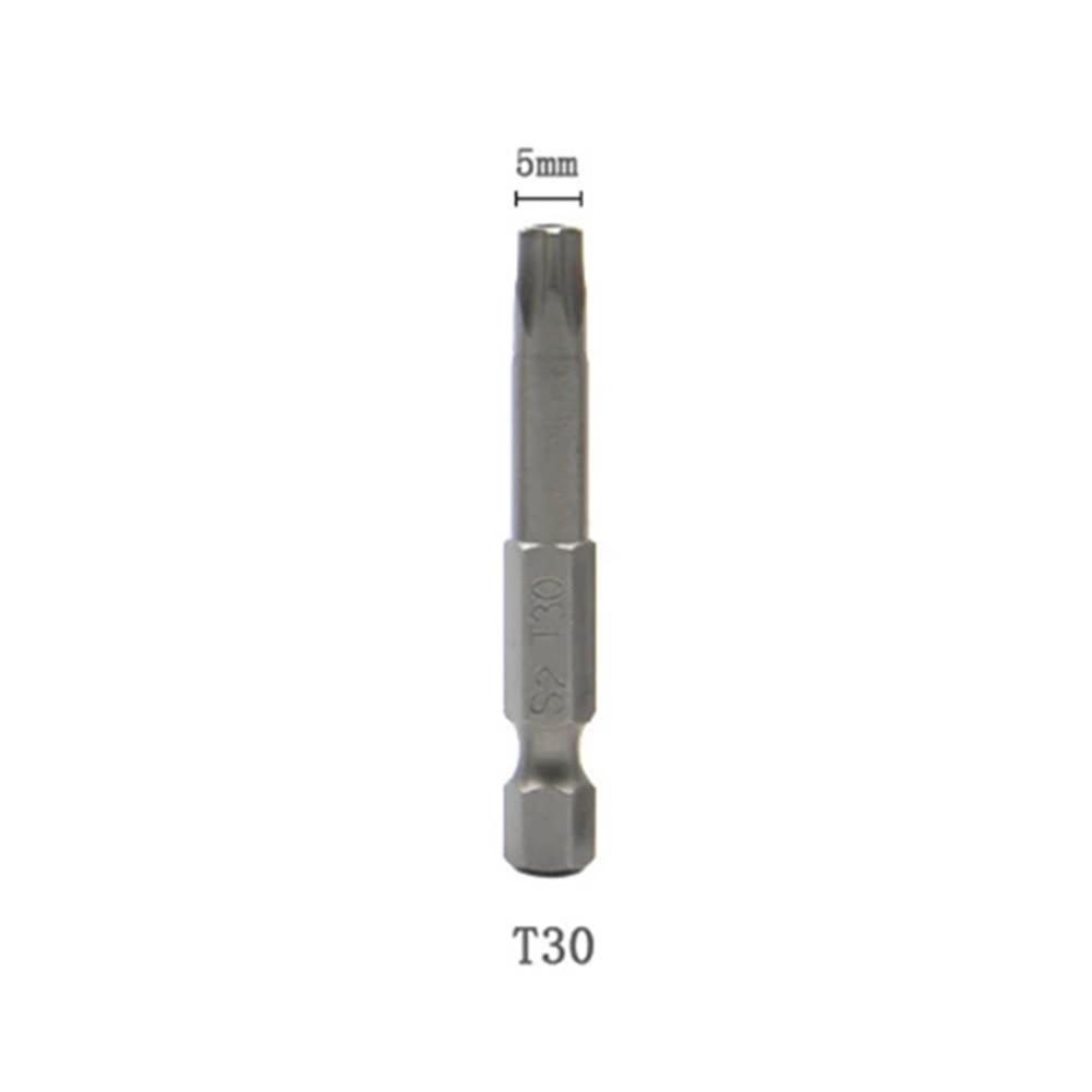 1/4 Hexagon Shank Screwdriver Bit Hexagon Head Knockout Head With Hole