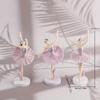 Adorable statue de ballerine, fabriquée en matériau PVC, ne nécessite pas d'électricité - parfaite pour décorer le salon, la chambre à coucher, le bureau