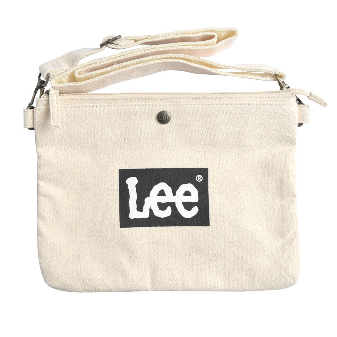 

Lee Sacoche for Canvas for Natural Shoulder Thick 0425439 Women, Men, Crossbody, Color, Bag, Logo, Stylish, Strap, Horizontal, Cotton, чорний