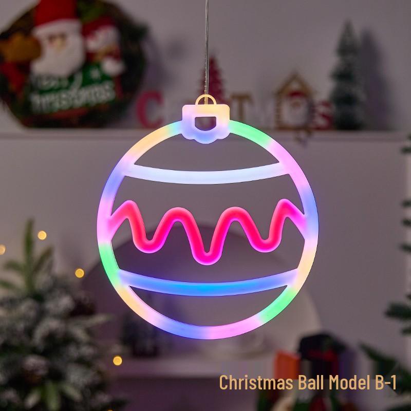 Double-Sided LED Neon Light for Romantic Room Decor