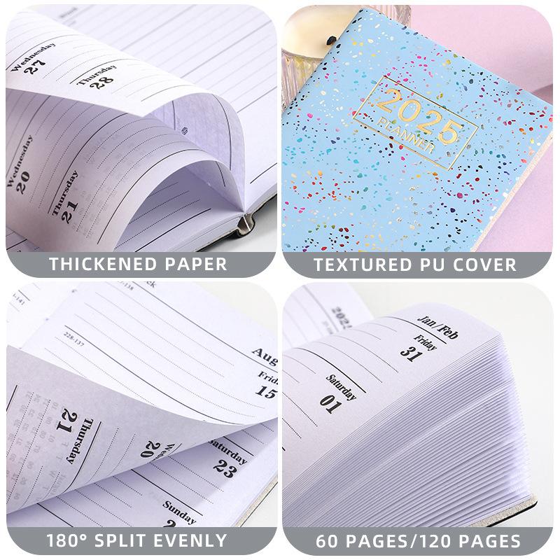 2025 Notebook Agenda Planner A7 Sketch Book Office Kawaii Stationery Diary Notebooks Diary Cute Note Book