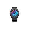 Ceas bărbătesc G-Shock Casio Seria Neon Sticlă Laser Colorată Oglindă Casual Sport Impermeabil și Antimagnetic Negru GA-110SR-1APR