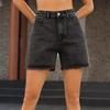 Damen High Waist Neue Jeansshorts, Sommer Hot Girl Slim Fit Drei Punkte Lässige Jeansshorts