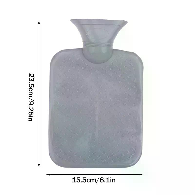 1000ML Hand Warmer Hot Water Bottle Injection Water Heating Reusable PVC Warm Kettle Warm Bed Hot Water Bag Girl Winter