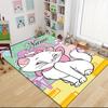 Custom Name Pink Cats Theme Carpet Rug Customizable Soft Washable Anti-Slip Home Living Room Sofa Mats Personalized Rug. 0909415