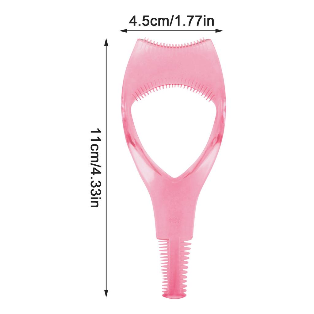 Eyelash Shield, Mascara Applicator Guide Tool Three-in-one Eyelash Tools Eyeshadow Shield Eyelash Brush