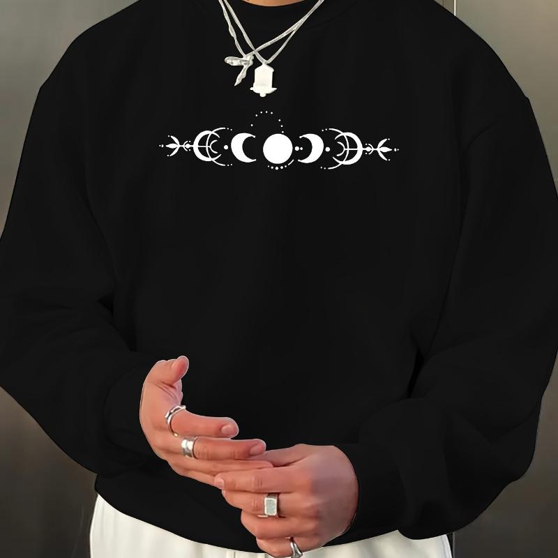 

Свитшот мужской с круглым вырезом, тянущийся в 4 направлениях, идеально подходит для активного образа жизни S