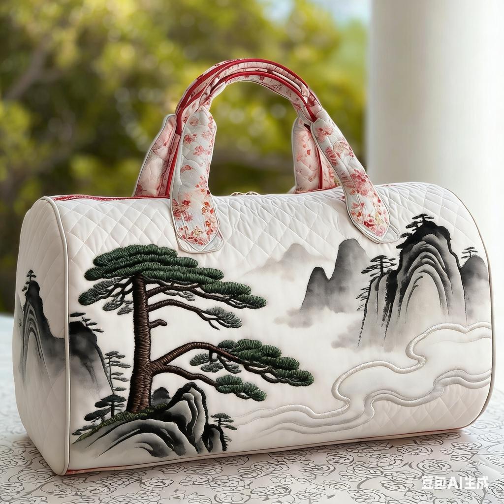 New Yoga Bag Fashion 3D Printing Short Distance Portable Travel Bag Sports Fitness Bag Fitness Bag