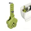 Toilet Tank Cleaning Tablet Holder Sturdy Adjustable Metal Hook Tool Free Install for Daily Bathroom Toilet Use