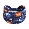 Bohemian Retro Print Yoga Headband: Wide African-Inspired Headscarf for Women