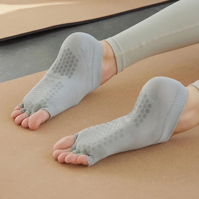 Non-slip Support Half Toe Socks (SOLID)