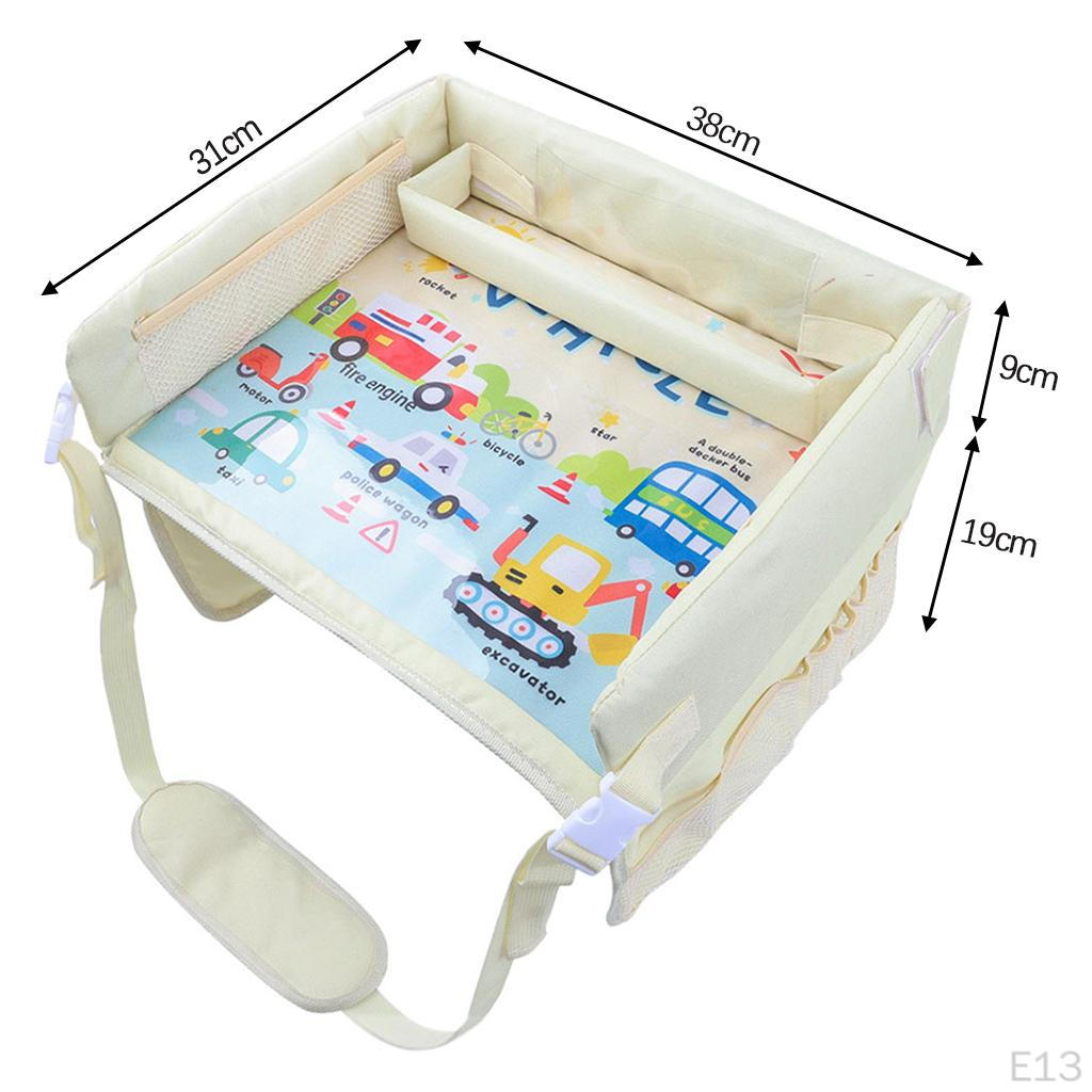Für Kleinkinder Kinder Tablett Faltbar Reise Aktivität Schoß Reise Spiel Organizer Taschen Essen
