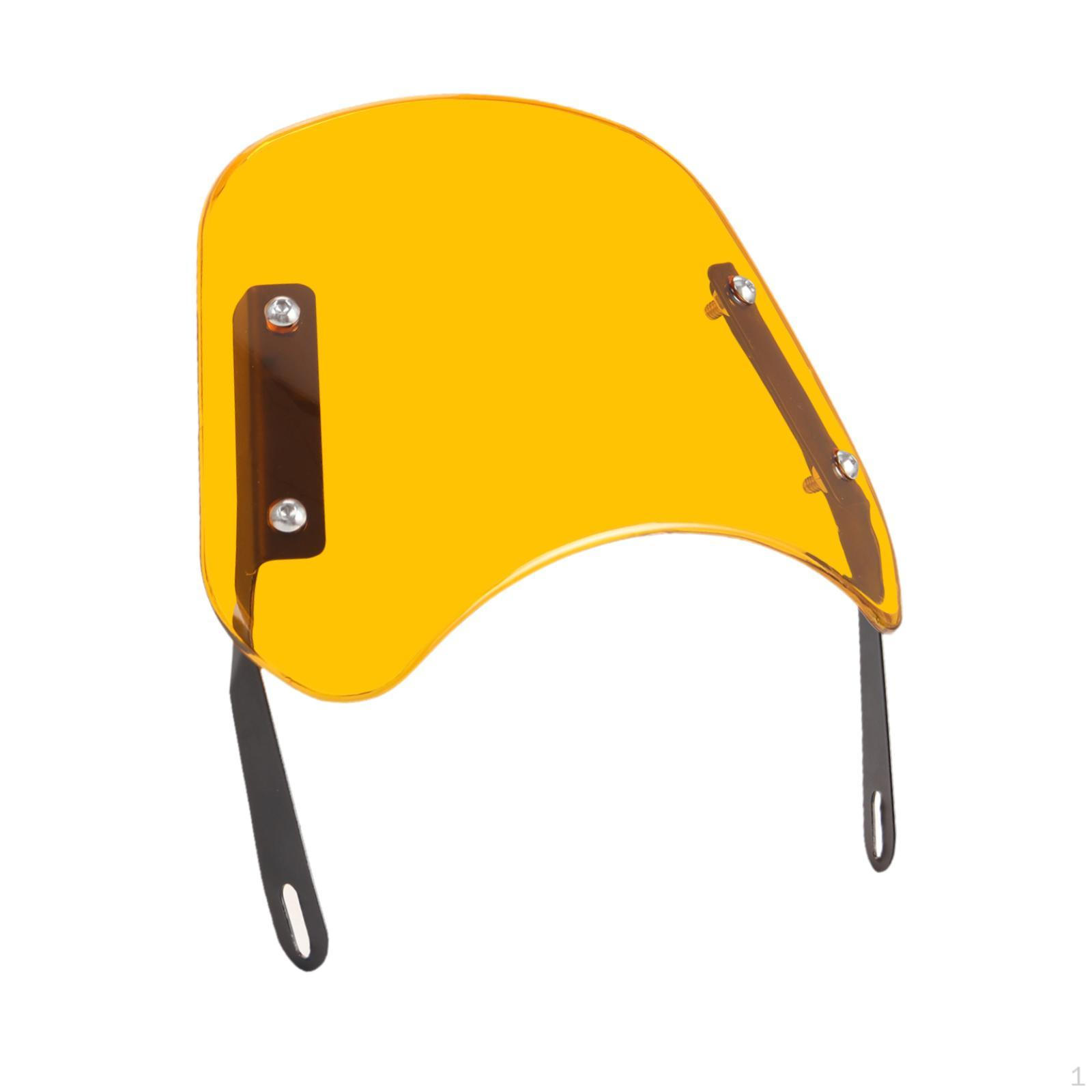 

Мотороллер Фара Ветровое стекло Мотоциклетные принадлежности Практичный Простой в установке Передний Москитный экран для жёлтый