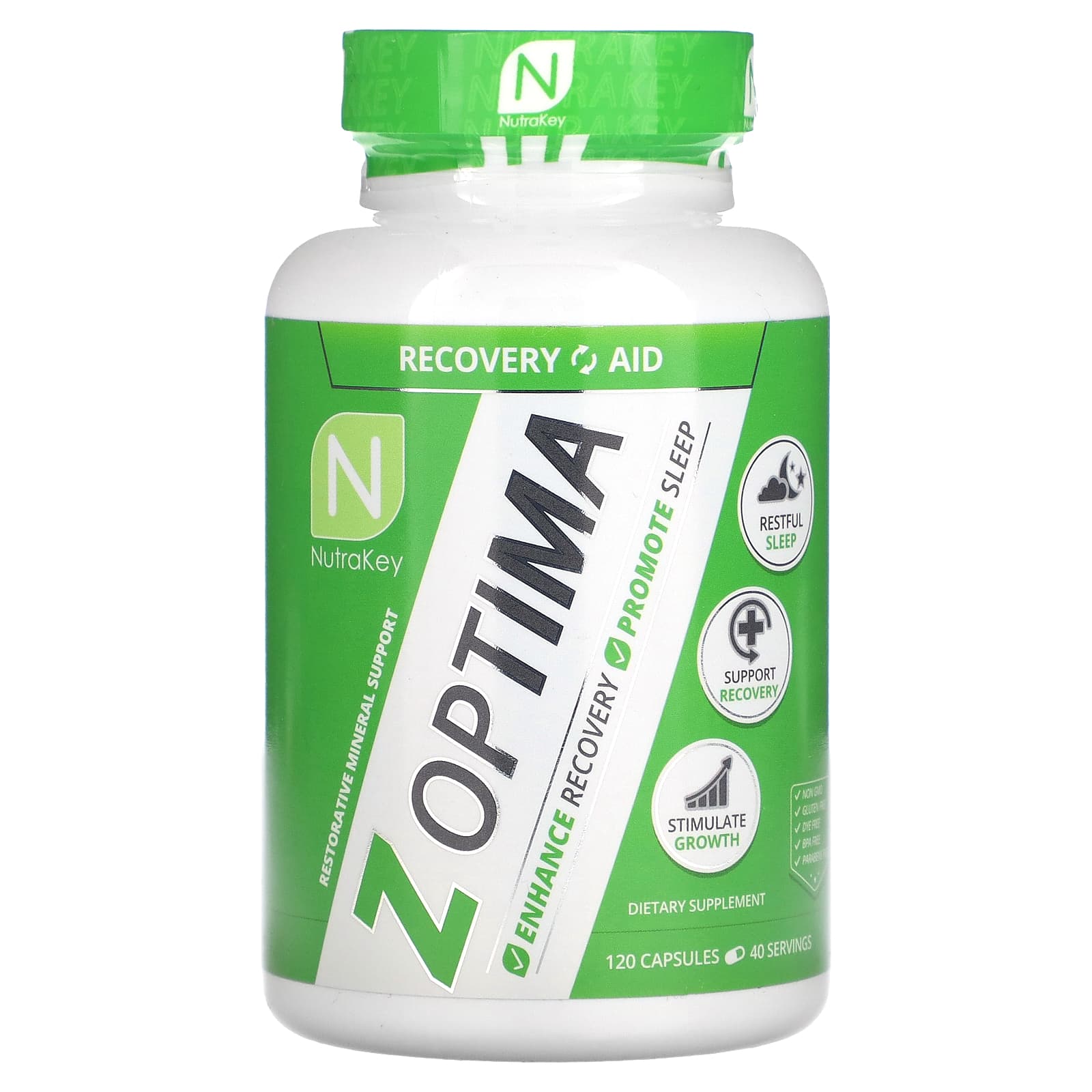 

Nutrakey, Z Optima, 120 Capsules