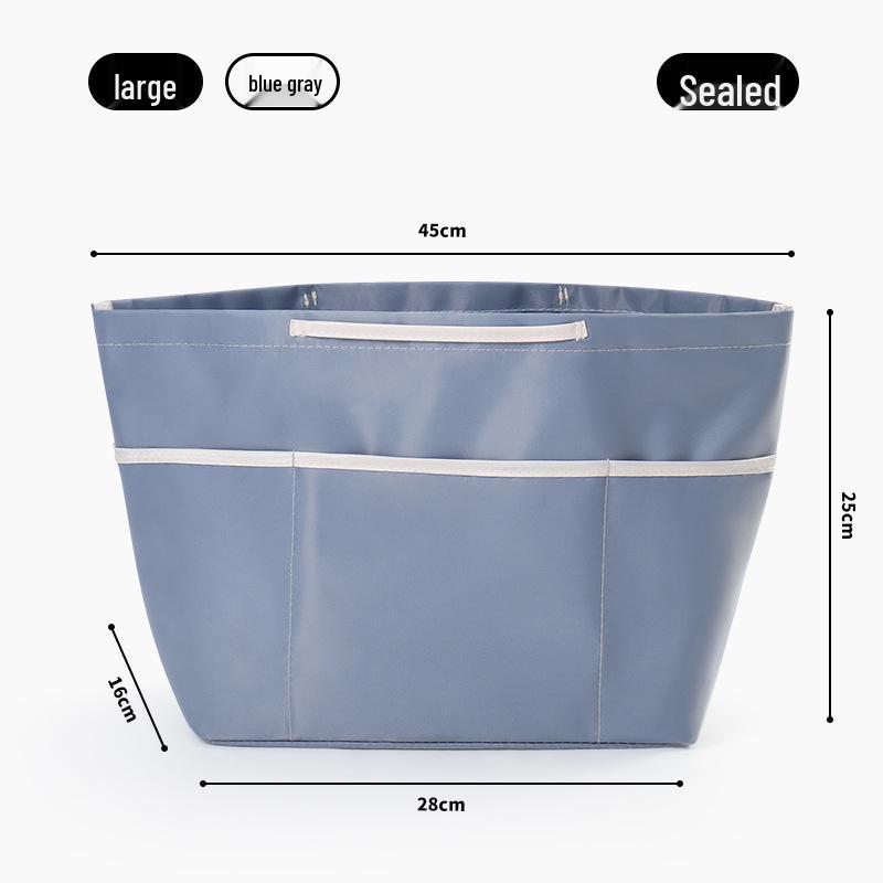 Ultralight Anti-theft Handbag Organizer with Zippered Inner Lining and Cosmetic Support