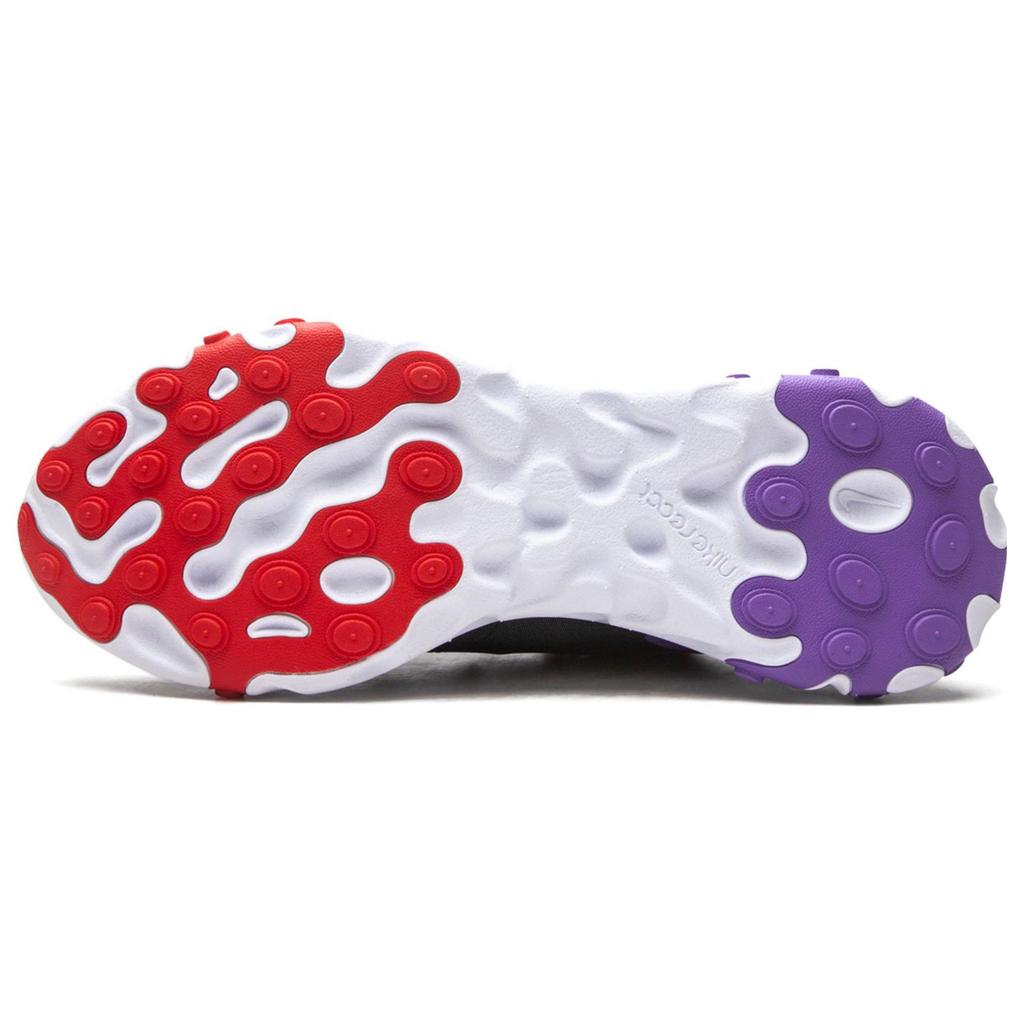 Nike  React Element 55 Black Red Purple Women Sneakers University-Red White CQ9903-001