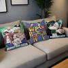 Anime Wind Breaker Pillow Cushion Cover Pillowcase Living Room Sofa Home Decor Customized