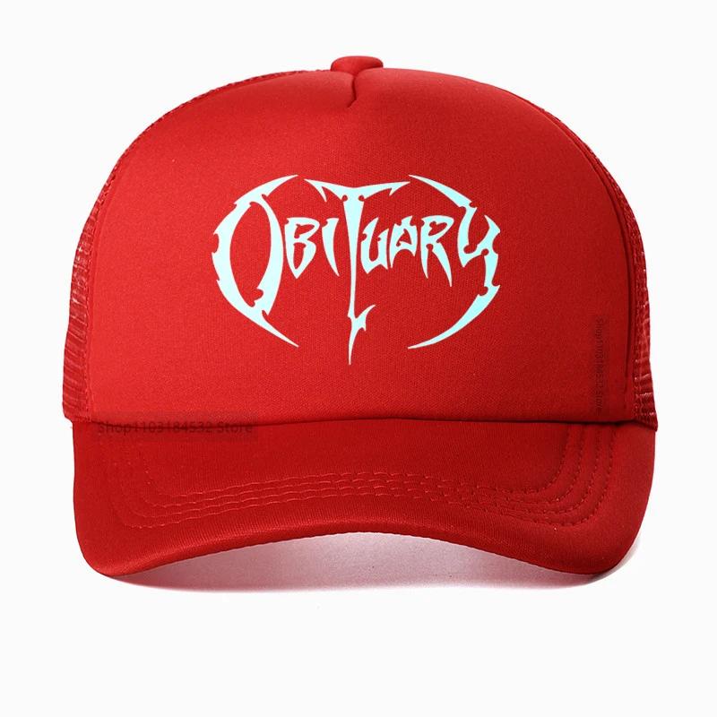 Heavy Metal Rock Music Unisex Womens Hat Obituary Baseball cap Hip Hop Death Metal Band Obituary hats Snapback caps Casquette Adjustable