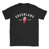 Greenland Established 1262 Historical Identity TShirt for Men Pure Cotton T Shirt Short Sleeve Tees Plus Size Clothing