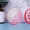 1/3Pieces Thick Coaster Silicone Molds for Resin Casting Round Flower Pattern Coaster Molds Epoxy Casting DIY Craft Tool
