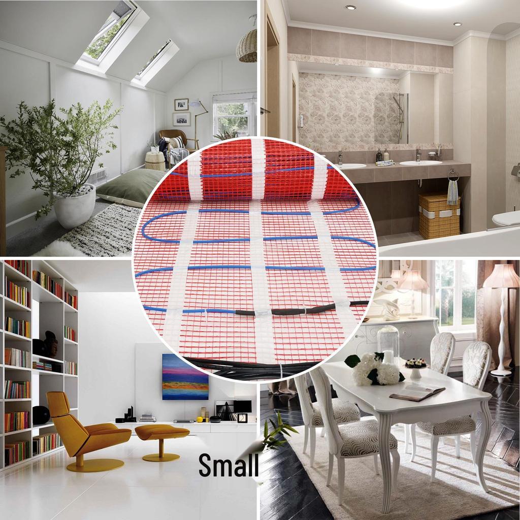 MINCO HEAT Mata ze stopu z podwójnym przewodnikiem i szybkim nagrzewaniem