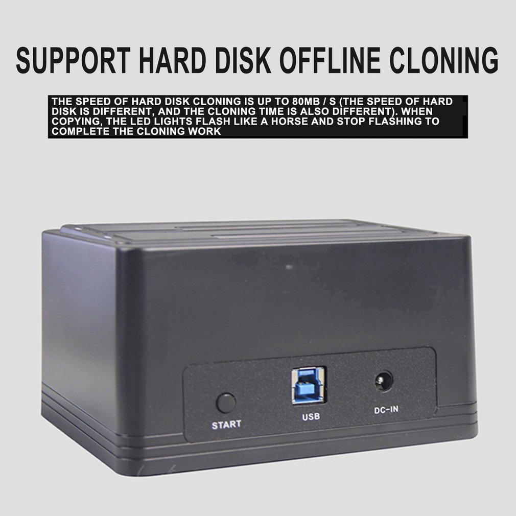 Hot SSD3.5/ 2.5 Inch External Hard Drive Docking Station Heat Dissipation USB3.0 Suitable For HDD /SATA Hard Disk Dropshipping