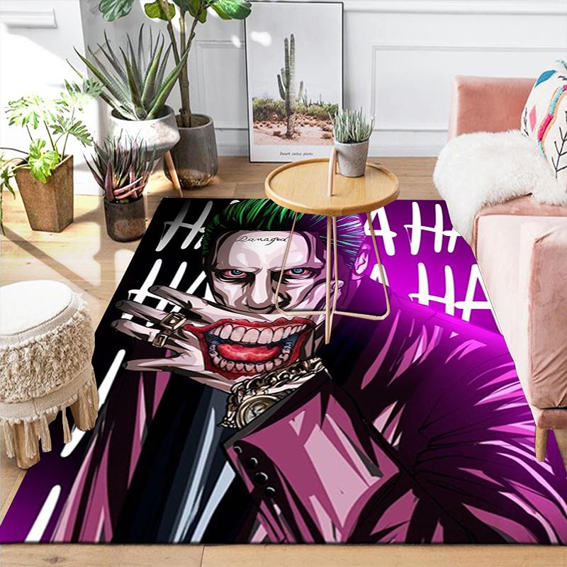 1Pc Joker'S Mania Rug, Office Carpet Indoor Outdoor Doormat, Non-Slip, Comfortable, Living, Christmas Halloween,  Xmas Gift L1472