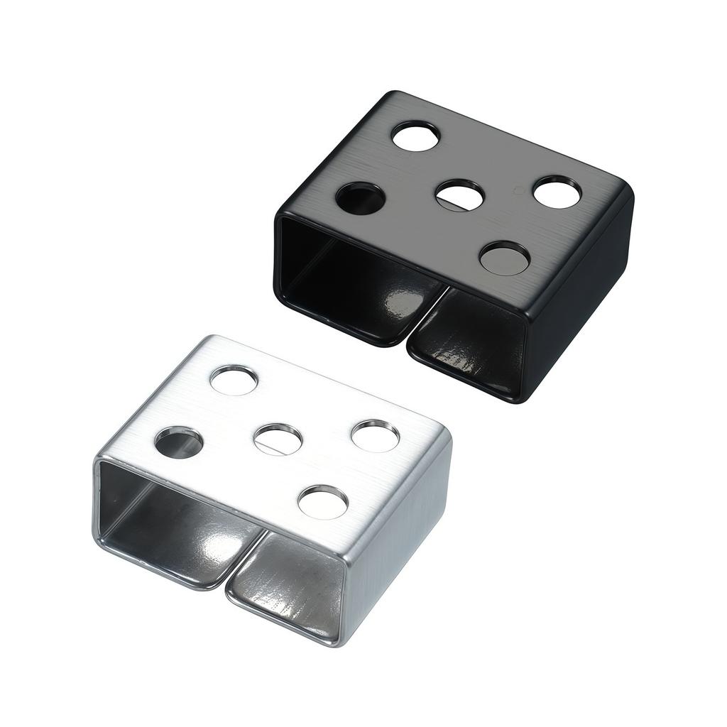 20mm Metal Movable Ring Accessory for Seiko No.5 Water Ghost Silicone Strap Holder Metal Loop Stainless Steel Ring with Tools