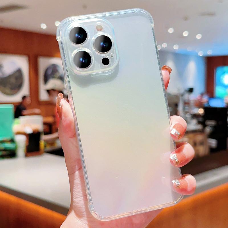 

Цвет радуги чехол для телефона для iPhone 15 14 Pro Max 13 12 11 Samsung S24 S23 S22 Ultra A23 A24 A53 Защита камеры Противоударный прозрачный чехол Samsung S24 Ultra разноцветный