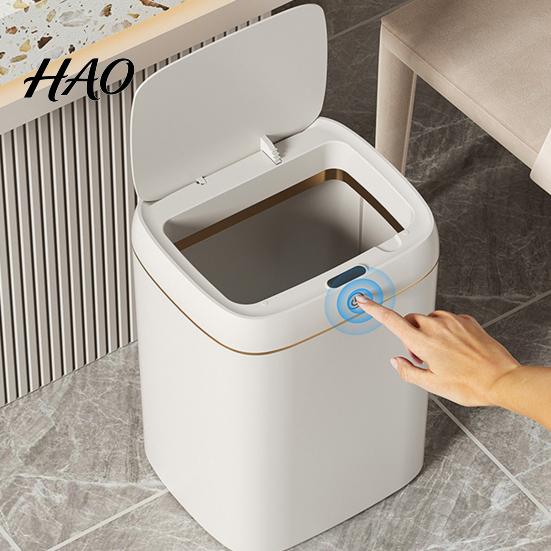 Hands Free Trash Can for Home Smart Motion Sensor Can, 4 Mode Automatic Open Lid Garbage Bin Rechargeable Dustbin with Battery, 11/13 L Plastic Waste