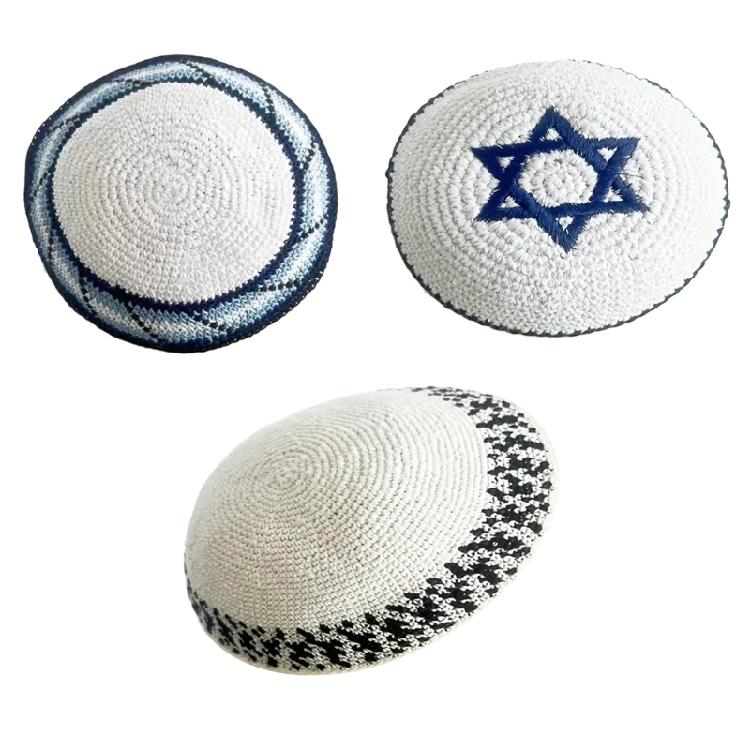 כיפות לתפילה לגברים כובע ראש מוסלמי סרוג רך כיפה כיסוי ראש מוסלמי דוגמאות מרובות כובעים מסורתיים