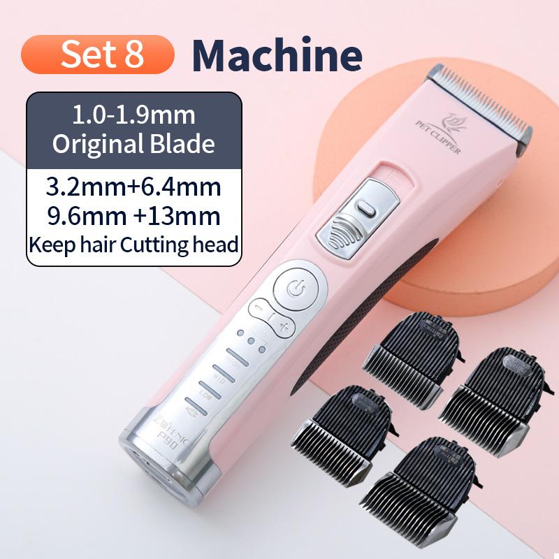 Fenice Clipper Dogs Professional LCD Screen Pet Cat Clippers Electrical Grooming Trimmer Rechargeable Haircut Machine Animals