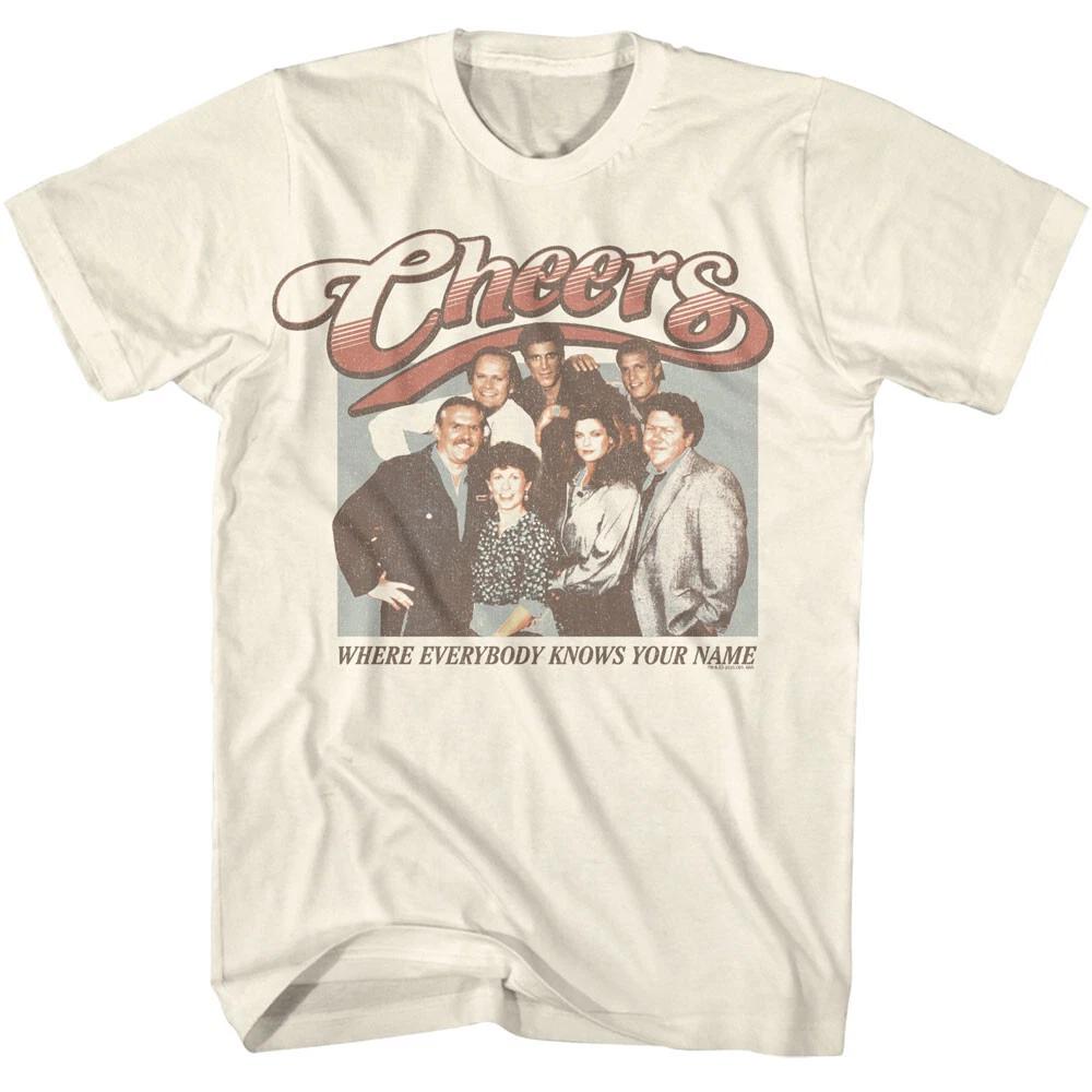Cheers TV Show Where Everybody Knows Your Name Cast Photo Men s T Shirt S