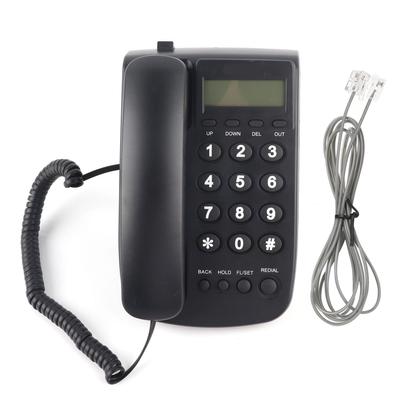 Otel İş Telefon Uzantısı Arayan Kimliği Olmayan Ev Telefonu Otel Ailesi İçin(Siyah)
