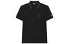Men's FILA Polo Shirts Men's Jet Black Polo Collar Moderate Straight Fit