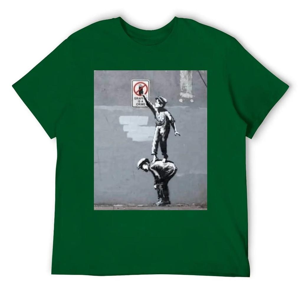 Graffiti Is A Crime Classic For Sale T-shirt Fresh Campaign  Cool Top Tee Unique Travel Eur Size