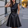 2025 Hot Selling New Fashionable French Style Sleeveless Waist Dress