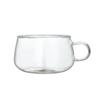 Round Glass Mug with Handle