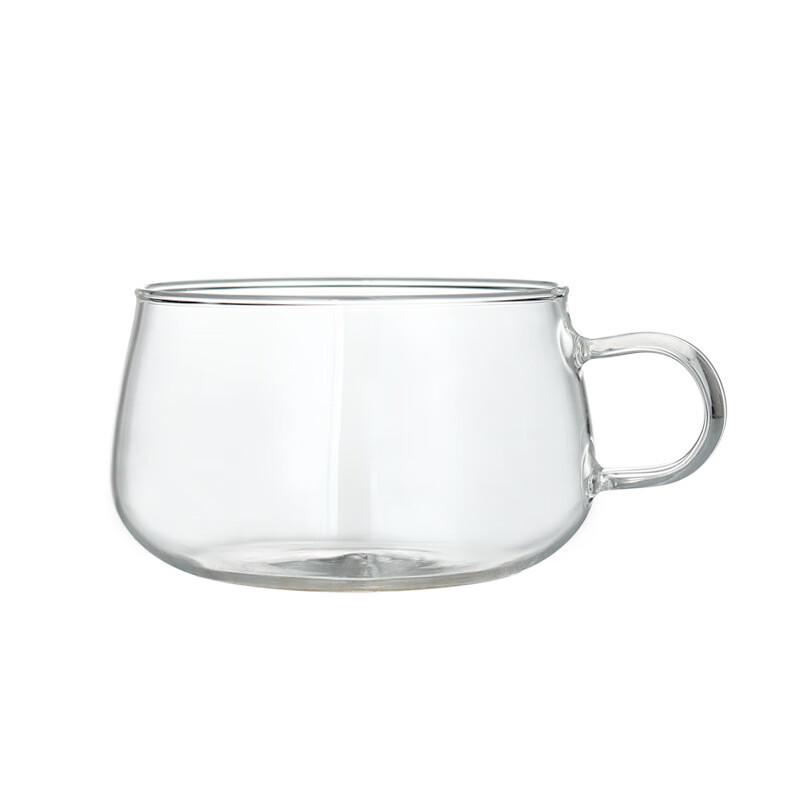 

Round Glass Mug with Handle