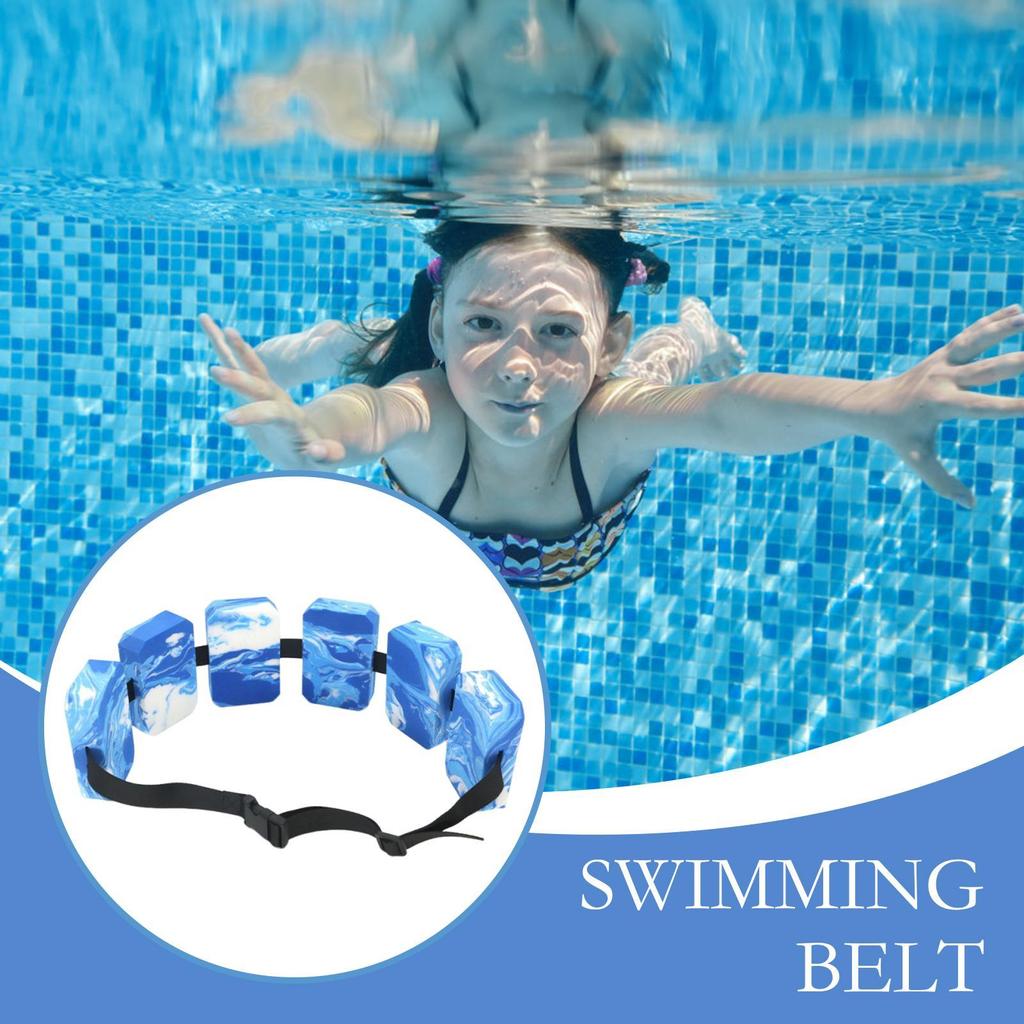 Swimming Float Belt EVA Water Aerobics Belt Adjustable Back Float Board Waistband Swim Buoyancy Aid Water Sports Training Belts