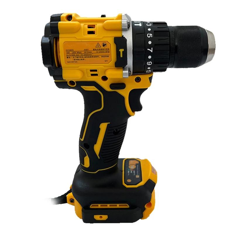 Adatto per Trapano Avvitatore a Percussione Senza Spazzole DEWALT DCD805 Avvitatore Elettrico Senza Fili Trapano a Mano Multifunzione Velocità Variabile Potente Utensile Elettrico