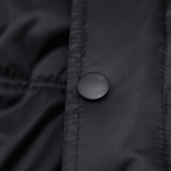 Winter Jacket Zipper Stand Collar Plush Terrific Highly Warm Zip-up Men for Outdoor