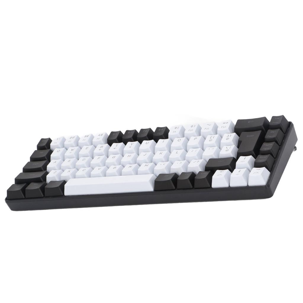 Membrane Gaming Keyboard 68 Keys RGB Backlit Ergonomic USB Interface Computer Keyboard for Win System Office Family