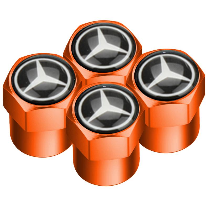 

GLC GLB 4pcs Auto Emblem Cap Case For Mercedes Benz B/C/E/S Class A Class C200L GLC GLK New CLA GLA for Mercedes benz