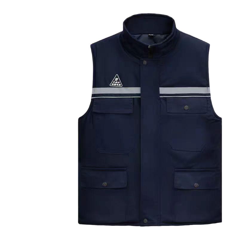 

Мужской антистатический хлопковый зимний жилет 4XL