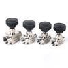 1/8" 1/4" 3/8" 1/2" BSP Filettatura femmina equalizzata Acciaio Inossidabile SS 304 Valvola a spillo di controllo flusso e intercettazione Valvola a spillo con filo interno
