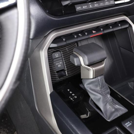 ABS Carbon Car Electronic Handbrake Trim Frame Cover For Toyot-a Tundra -23